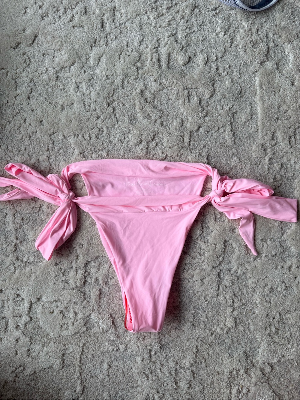 Pink Tie-Side Bikini Bottom - Women Swim Bikinis